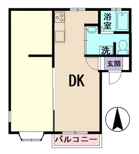 レジデンス金岡【2階】の間取り