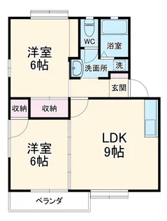 エスペランス広沢A【2階】の間取り