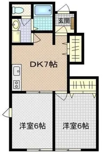 ダールッサラームI棟【1階】の間取り