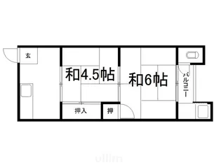 久喜荘【2階】の間取り