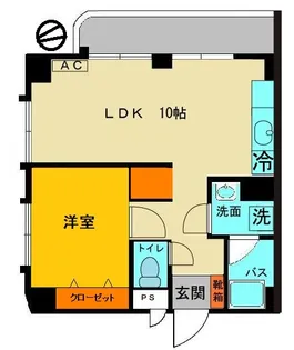 妙義坂マンション【5階】の間取り