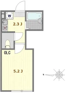 ノーザンロード富士見台【2階】の間取り