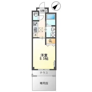 ソラナ宮本【1階】の間取り