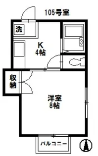 プルティエIII【1階】の間取り