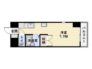 エクセレント鹿児島【5階】の間取り