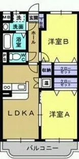 ユーミーナリサII【3階】の間取り