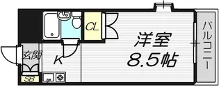 大阪府吹田市山手町4【マンション】の間取り
