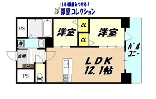 ザ・京【9階】の間取り