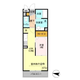 グランシャリオ【2階】の間取り