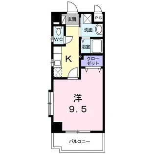 ラミアカーサ ジノーン【3階】の間取り