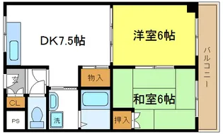 メゾン神武【3階】の間取り