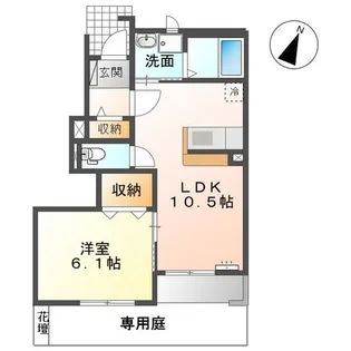 パークス【1階】の間取り
