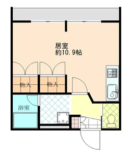 かなつビル【4階】の間取り