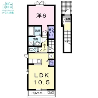 ソレアードV【2階】の間取り