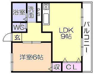 福岡県久留米市諏訪野町【マンション】の間取り