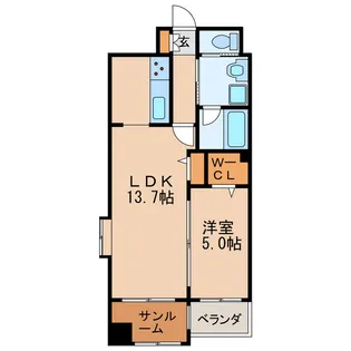 あいさきがけ【5階】の間取り
