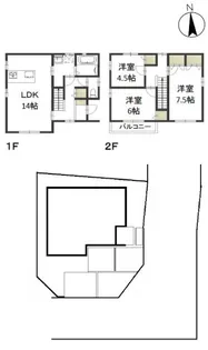 岡山県岡山市北区北長瀬本町【一戸建】の間取り