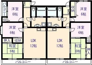レジデンス小山【2階】の間取り