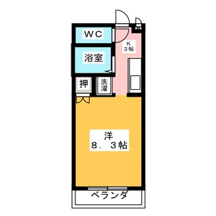 メルヴェーユ小幡II【4階】の間取り