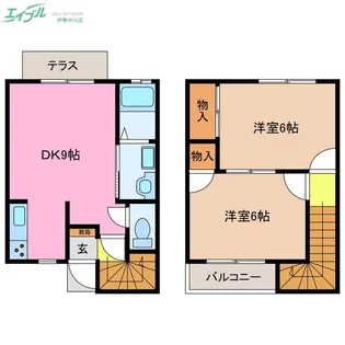 ソレイユ21 B棟の間取り