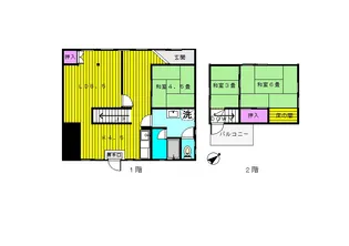 広島県福山市神村町【一戸建】の間取り