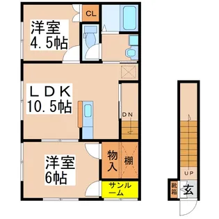 ルーチェ打馬 II【2階】の間取り