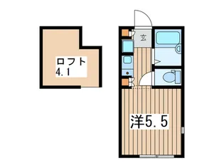 ルミエールコートII【1階】の間取り