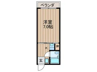 ハイツ大村【2階】の間取り