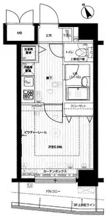 メインステージ四ツ谷【9階】の間取り