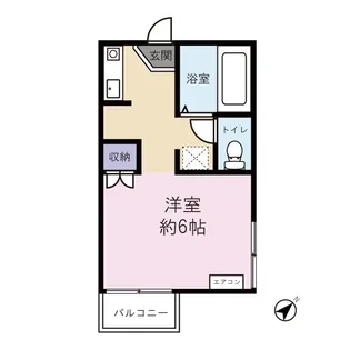 ノーブルハイツ稲毛海岸【2階】の間取り
