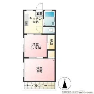 東京都品川区中延2【マンション】の間取り