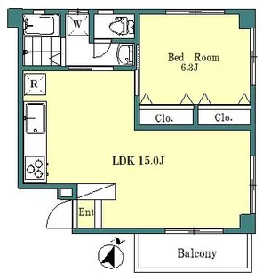 白子エメラルド【2階】の間取り
