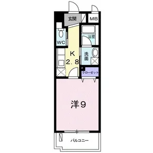 ハレ・スプラウト【4階】の間取り