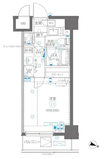 AELL横浜吉野町【5階】の間取り