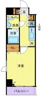 グランフォース横浜関内【5階】の間取り
