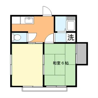 ハピネスアサカ【2階】の間取り