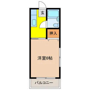 岐阜県岐阜市市ノ坪町5【マンション】の間取り
