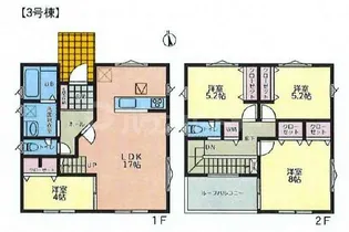 千葉県流山市木1【一戸建】の間取り
