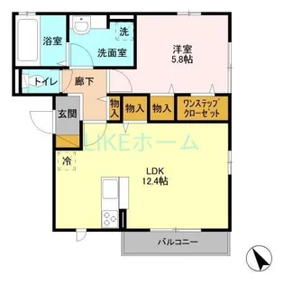アルコイリス【3階】の間取り