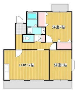 クリサンテA【3階】の間取り