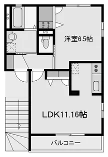 アイエーデル【2階】の間取り