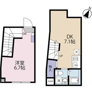 HJ PLACE NISHIHARAの間取り