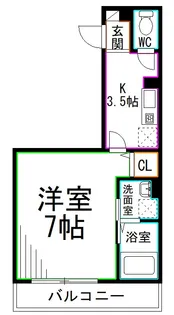 東京都杉並区天沼3【アパート】の間取り