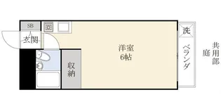 コーユーコーポラス【1階】の間取り