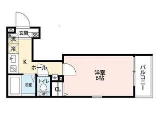 グランクオール東日暮里【2階】の間取り