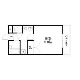 カサミア【3階】の間取り