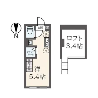 東京都練馬区富士見台3【アパート】の間取り