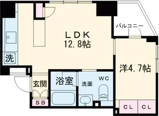パークホームズ高田馬場四丁目【6階】の間取り