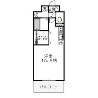 壱番館元今泉【8階】の間取り