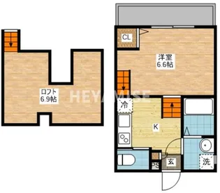 ヴィオラ青葉台【2階】の間取り